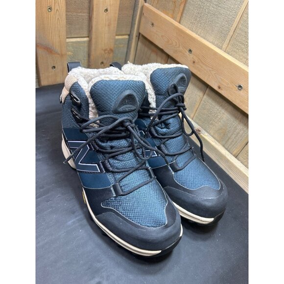 New Balance Womens Winter Hiking Boots Size 8.5 Navy Vibram Sole Primaloft - Picture 2 of 10
